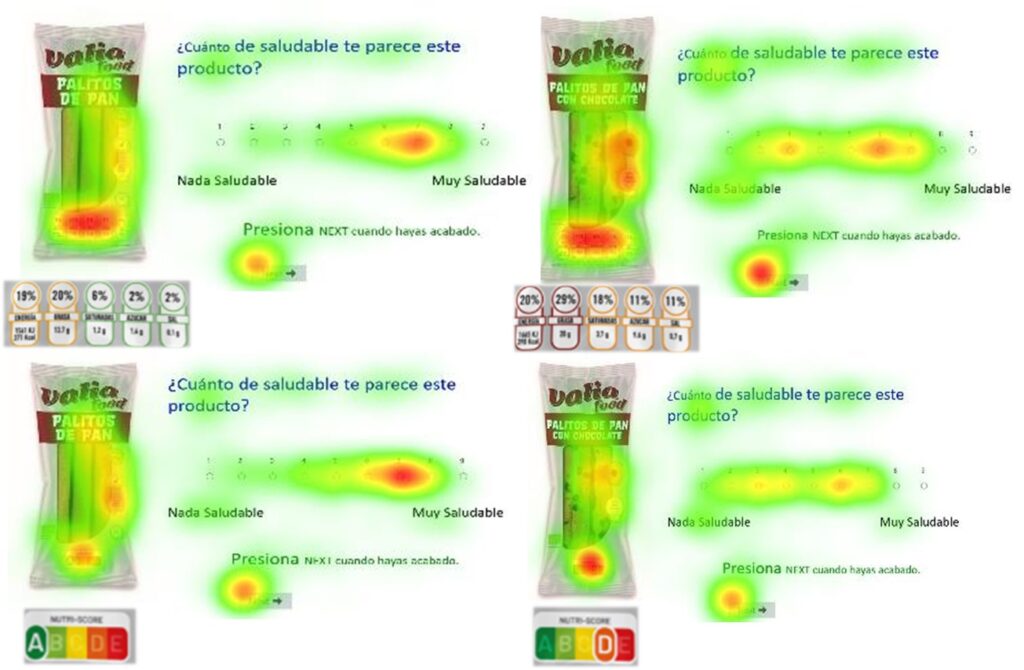 Mapa calor envase